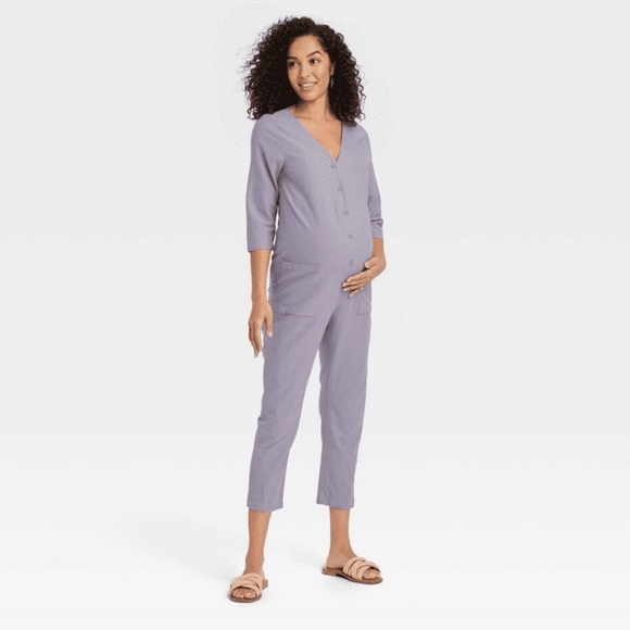 The Nines by Hatch Maternity Jumpsuit - Picture 1 of 3
